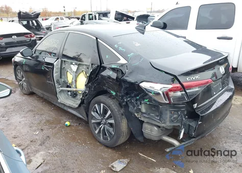 2023 Honda Civic Ex/Ex W/O Bsi z USA, uszkodzony, nr VIN 2HGFE1F74PH301478